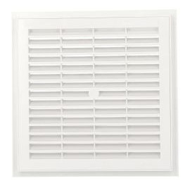 Grille de ventilation à sceller démontable et à fermeture carrée - hauteur 223mm - largeur 223mm couleur Blanc Nicoll | D204