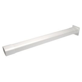 Dauphin pour tube de descente ovoïde 105x76 diamètre Ø 105mm x 76mm couleur Blanc Nicoll | DDF10MB