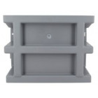 Image du produit : Element de courette anglaise 130 - hauteur 18mm - largeur 135mm - longueur 260mm couleur Gris clair Nicoll | ECA7