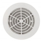 Image du produit : Grille de ventilation intérieure avec moustiquaire diamètre Ø 144mm x 110mm x 140mm couleur Blanc Nicoll | FATM125