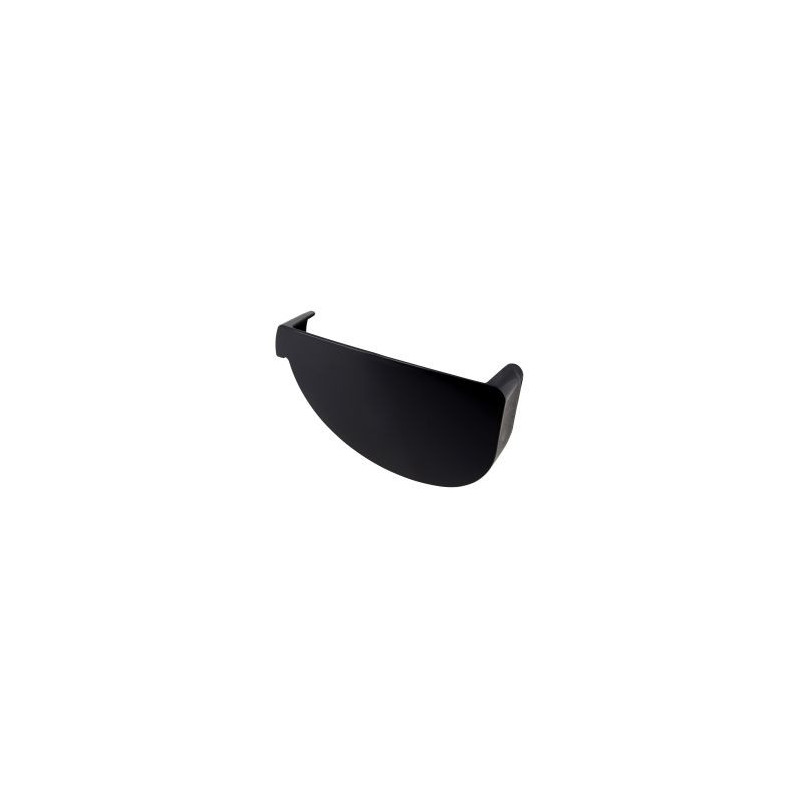 Fond de gouttière à coller - LG29 couleur Noir Nicoll | FD29N