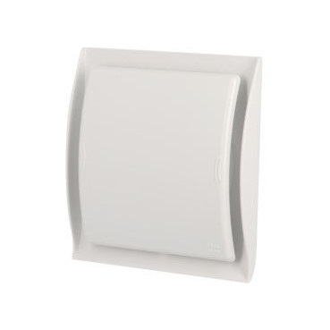 Grille de ventilation à fermeture Neolia diamètre Ø 125mm - largeur 180mm - longueur 180mm couleur Blanc Nicoll | FDT125B