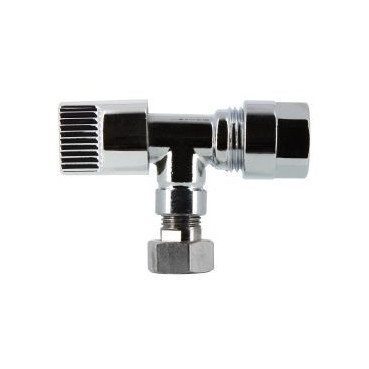 Coude robinet pour reservoir wc 12/17 d.16 diamètre Ø 16mm Nicoll | FLCR1612F