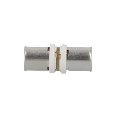 Manchon multicouche à sertir égal Laiton diamètre Ø 20mm x 20mm Nicoll | FLM20