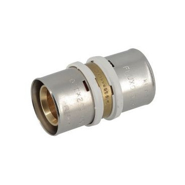 Manchon multicouche à sertir égal Laiton diamètre Ø 32mm x 32mm Nicoll | FLM32