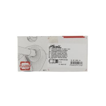 Raccord à compression multicouche pour chauffage diamètre Ø 16mm Nicoll | FLMPN1615M