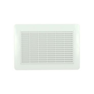 Grille de ventilation spécial façade à visser ou à coller applique - hauteur 226mm - largeur 323mm couleur Blanc Nicoll | GAP2B