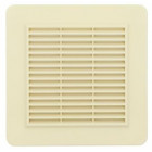 Image du produit : Grille de ventilation spécial façade à visser ou à coller applique - hauteur 213mm - largeur 213mm couleur Sable Nicoll | GAPM1