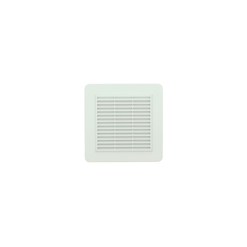 Grille de ventilation spécial façade à visser ou à coller applique - hauteur 213mm - largeur 213mm couleur Blanc Nicoll | GAPM1B