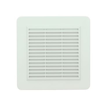 Grille de ventilation spécial façade à visser ou à coller applique - hauteur 213mm - largeur 213mm couleur Blanc Nicoll | GAPM1B