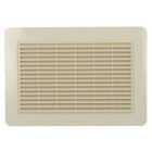 Image du produit : Grille de ventilation spécial façade à visser ou à coller applique - hauteur 226mm - largeur 323mm couleur Sable Nicoll | GAPM2