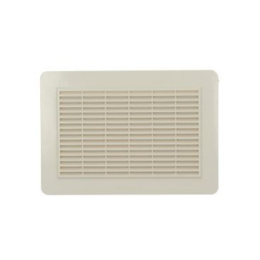 Grille de ventilation spécial façade à visser ou à coller applique - hauteur 226mm - largeur 323mm couleur Sable Nicoll | GAPM2