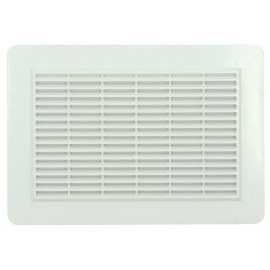 Grille de ventilation spécial façade à visser ou à coller applique - hauteur 226mm - largeur 323mm couleur Blanc Nicoll | GAPM2B