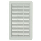 Image du produit : Grille de ventilation spécial façade à visser ou à coller applique - hauteur 277mm - largeur 166mm couleur Blanc Nicoll | GAPV