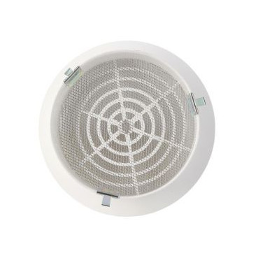 Grille de ventilation intérieure avec moustiquaire diamètre Ø 161mm x 127mm x 140mm couleur Blanc Nicoll | GATM140