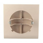 Image du produit : Grille de ventilation Neolia diamètre Ø 125mm - largeur 180mm - longueur 180mm couleur Sable Nicoll | GDT125S