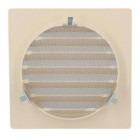 Image du produit : Grille de ventilation spécial façade pour tubes PVC diamètre Ø 140mm - hauteur 164mm - largeur 164mm couleur Sable Nicoll | GETM140