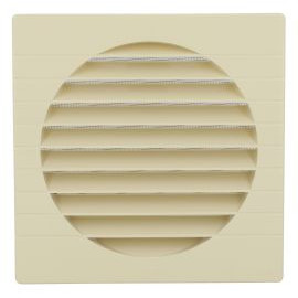 Grille de ventilation spécial façade pour tubes PVC diamètre Ø 200mm - hauteur 226mm - largeur 226mm couleur Sable Nicoll | GETM200