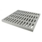 Image du produit : Grille 38 x 38 - largeur 380mm - longueur 380mm couleur Gris clair Nicoll | GRE4