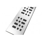 Image du produit : Grille de caniveaux de douche 50 mm inox Design Carrés - largeur 50mm - longueur 845mm Nicoll | GSICAN90C