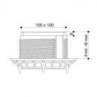 Image du produit : Kit grille pour siphon PMR - largeur 100mm - longueur 100mm Nicoll | GSICAPMR