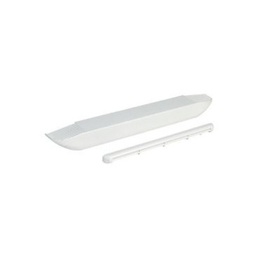 Solution aérau-acoustique - mortaise 250 x 12 pour menuiseries - longueur 250mm couleur Blanc Nicoll | HF2243