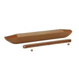 Solution aérau-acoustique - mortaise 250 x 12 pour menuiseries couleur Marron bois clair Nicoll | HF3042C