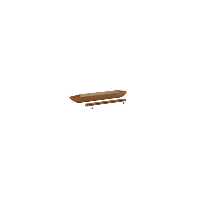 Solution aérau-acoustique - mortaise 250 x 12 pour menuiseries couleur Marron bois clair Nicoll | HF3042C