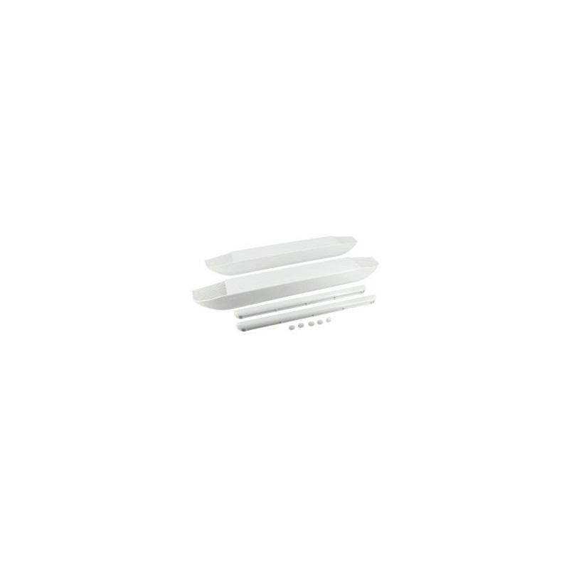 Solution aérau-acoustique - mortaise 250 x 12 pour menuiseries couleur Blanc Nicoll | HF4540