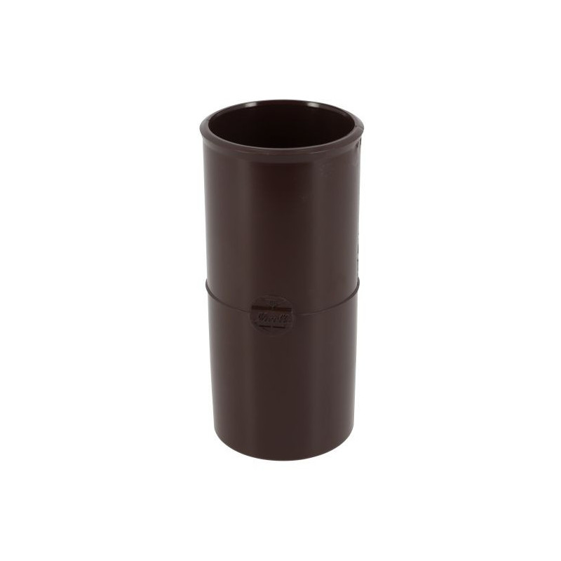 Manchon pour tube de descente cylindrique Ø 50 diamètre Ø 50mm couleur Marron Nicoll | JJGTM