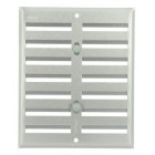 Image du produit : Grille de ventilation aluminium à visser - à fermeture sans moustiquaire - hauteur 170mm - largeur 140mm couleur Gris Nicoll | LF1714G