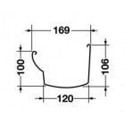 Image du produit : Profilé de gouttière - LG38 couleur Blanc Nicoll | LG382B
