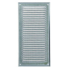 Image du produit : Grille de ventilation aluminium à visser rectangulaire verticale - persiennes avec moustiquaire - hauteur 300mm - largeur 150mm couleur Blanc Nicoll | LM3015B