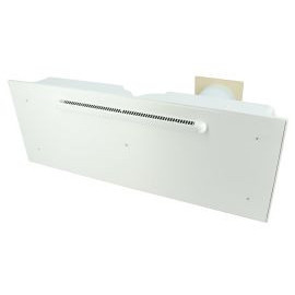 Solution aérau-acoustique - modèle visitable pour maçonnerie diamètre Ø 80mm - hauteur 165mm - longueur 509mm couleur Blanc Nicoll | MA3051B