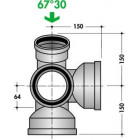 Image du produit : Culotte triple pour 1 WC diamètre Ø 100mm Nicoll | NAM66