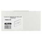 Image du produit : Plaque de commande REC - largeur 146mm - longueur 205mm Nicoll | PBRECCM