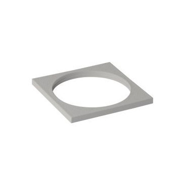 Platine pour siphonnette - largeur 100mm - longueur 100mm Nicoll | PLC10FH