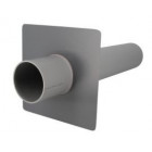 Image du produit : Platine toit plat Atemax diamètre Ø 100mm couleur Gris anthracite Nicoll | PTP10