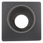 Image du produit : Platine toit plat Atemax diamètre Ø 100mm couleur Gris anthracite Nicoll | PTP10