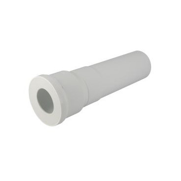 Raccord pour WC sortie droite diamètre Ø 85mm x 107mm x 100mm - longueur 400mm Nicoll | QW3340