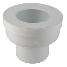 Raccord pour WC sortie droite diamètre Ø 110mm x 135mm x 100mm Nicoll | QW77