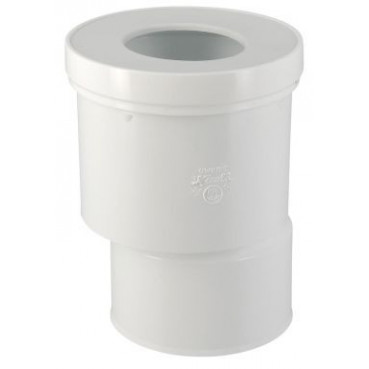 Raccord pour WC sortie droite excentrée diamètre Ø 85mm x 107mm x 100mm Nicoll | QW810E