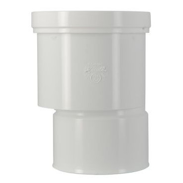 Raccord pour WC sortie droite excentrée diamètre Ø 85mm x 107mm x 100mm Nicoll | QW810E