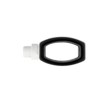 Récupérateur EP pour tube de descente ovoïde 90x56 diamètre Ø 90mm x 56mm couleur Blanc Nicoll | REP95B