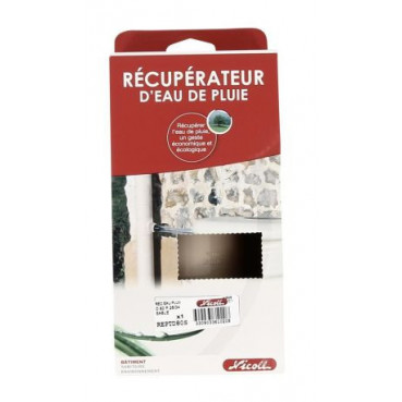 Récupérateur EP pour tube de descente cylindrique Ø 80 diamètre Ø 80mm couleur Sable Nicoll | REPTD80S