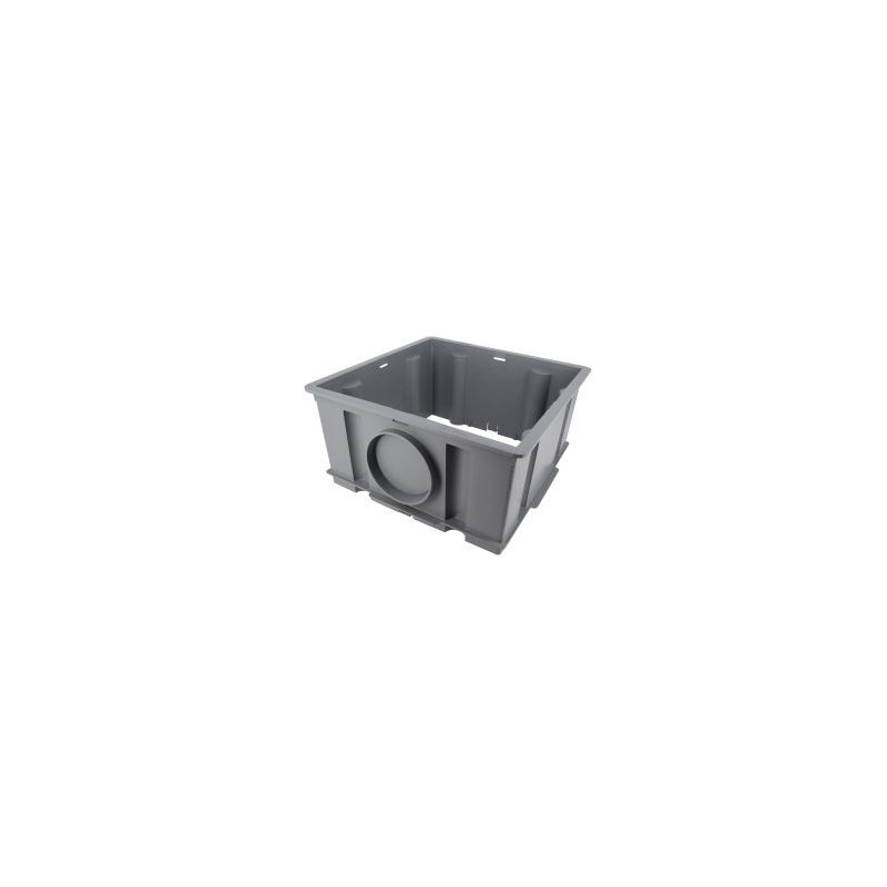 Rehausse pour regard 30x30 - hauteur 150mm - largeur 300mm - longueur 300mm couleur Gris clair Nicoll | RERETX