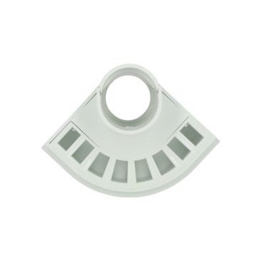 Siphon de balcon diamètre Ø 80mm - largeur 125mm couleur Blanc Nicoll | SB80B