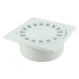 Siphon avec emboîture incorporée verticale diamètre Ø 50mm x 40mm x 63mm x 139mm - hauteur 63mm - largeur 150mm - longueur 150mm couleur Blanc Nicoll | SC456B