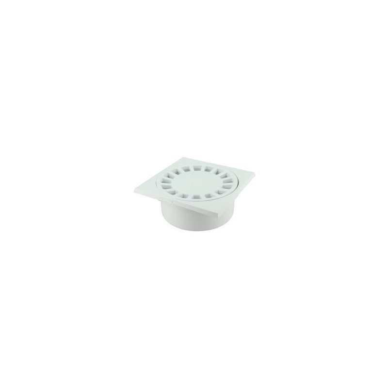 Siphon avec emboîture incorporée verticale diamètre Ø 50mm x 40mm x 63mm x 139mm - hauteur 63mm - largeur 150mm - longueur 150mm couleur Blanc Nicoll | SC456B