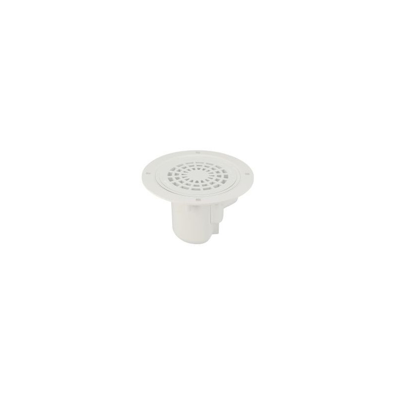 Siphon s/horizontale 50 sol plast.grille pvc diamètre Ø 40mm x 50mm Nicoll | SITARH